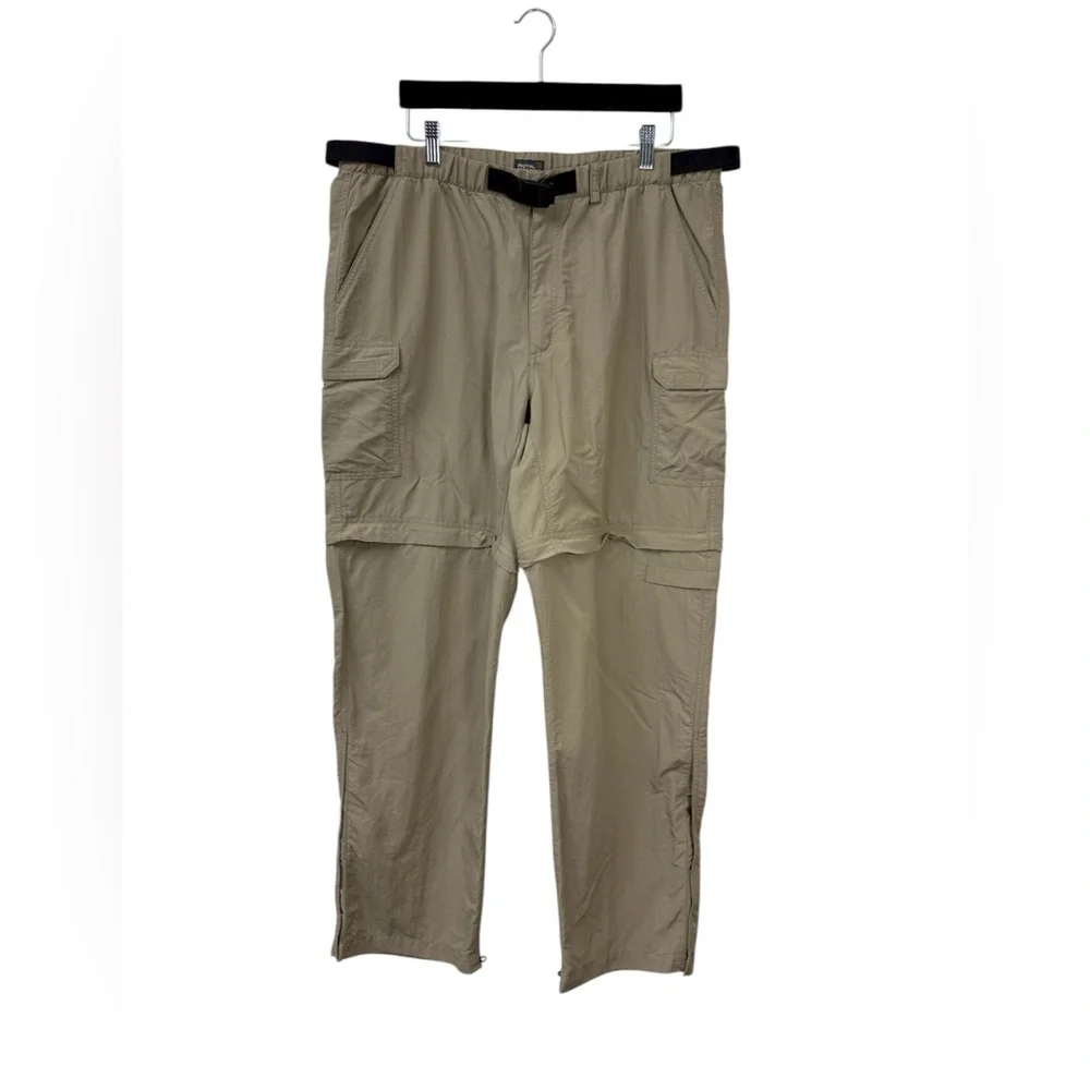 Royal Robbins Tan Cargo Joggers convertible Men’s Pants size XL (32inseam)